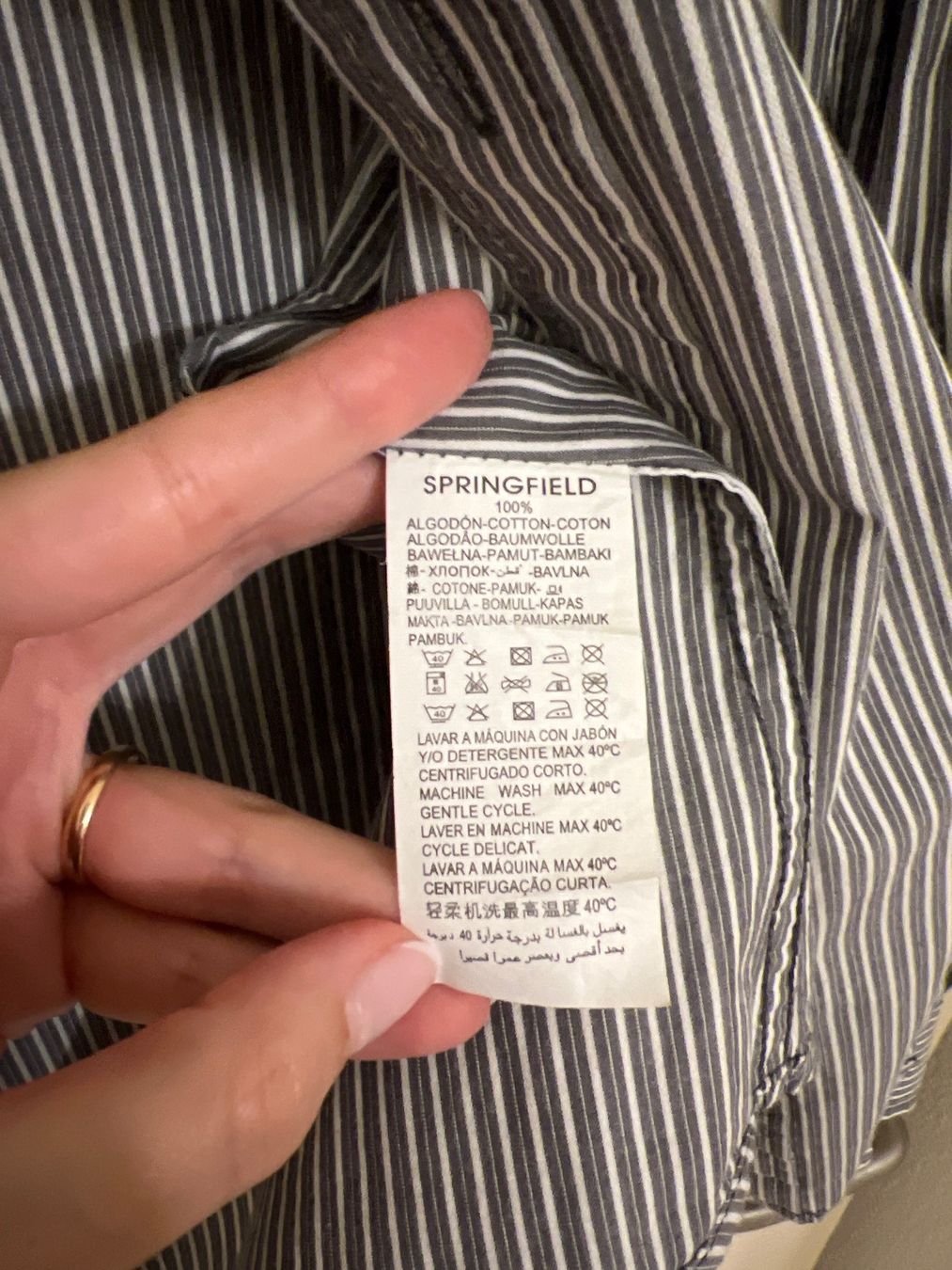 Hemden: SPRINGFIELD Hemd L SLIM FIT – Gebraucht aus Horgen von linuxrp 2