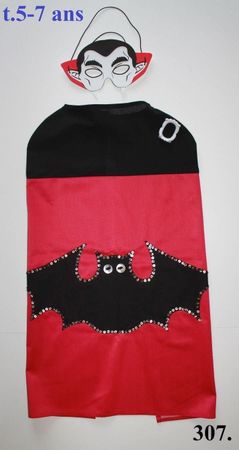 Costume Dracula / Vampire / Vampir t. 5 - 7 ans NEU!
