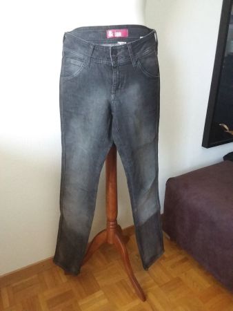 Jeans noir Fit Skin H&M T27