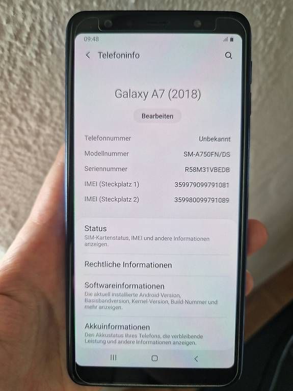 Portables: Samsung Galaxy A7 – D'occasion à Nottwil par eri_75kx 2