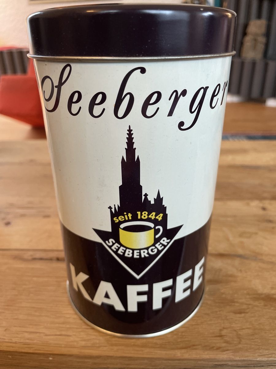Barattoli: Seeberger Kaffee alte Reklame Blechdose – Usato da Winterthur venduto da cheerio97 2