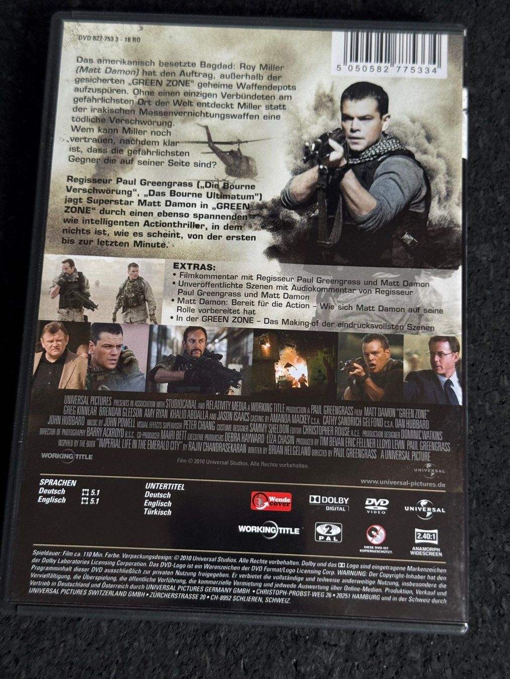 Tutti i DVDs: GREENZONE DVD DE/EN Matt Damon – Usato da Fribourg venduto da tschjoly 1
