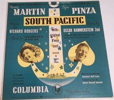 SOUTH PACIFIC with Original Broadway Cast 1949 Musical Vinyl