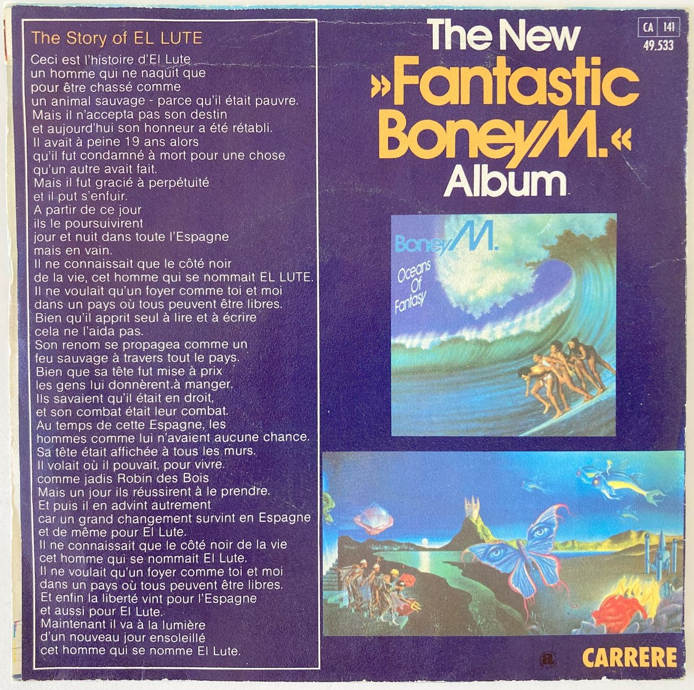 Dischi in vinile: BONEY M. - EL LUTE – Usato da Bottens venduto da hotter-than-hell 1