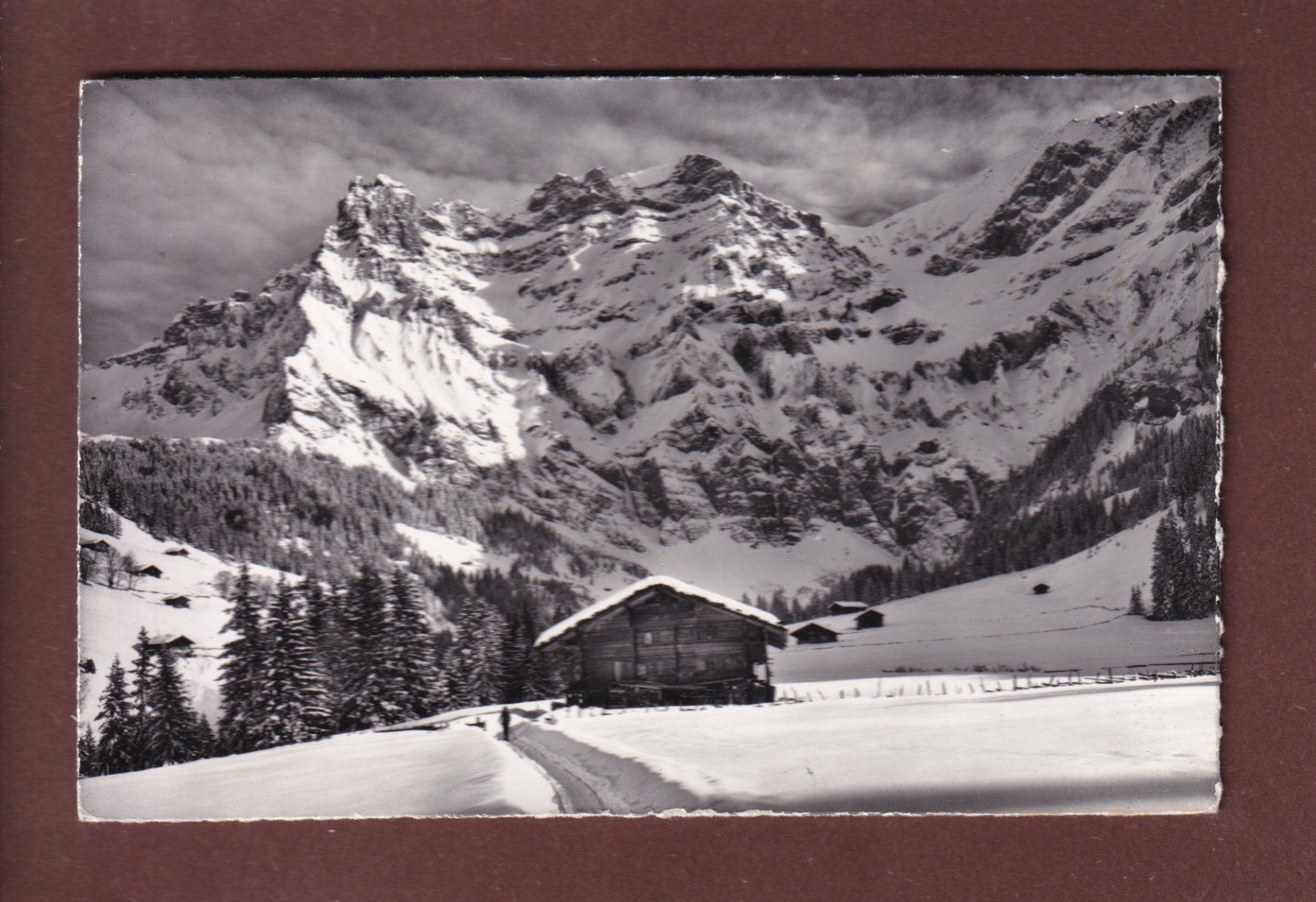 Cartoline postali: Adelboden - Im BUNDERLEN - Grosslohner - 1962 – Usato da Pully venduto da nicecards