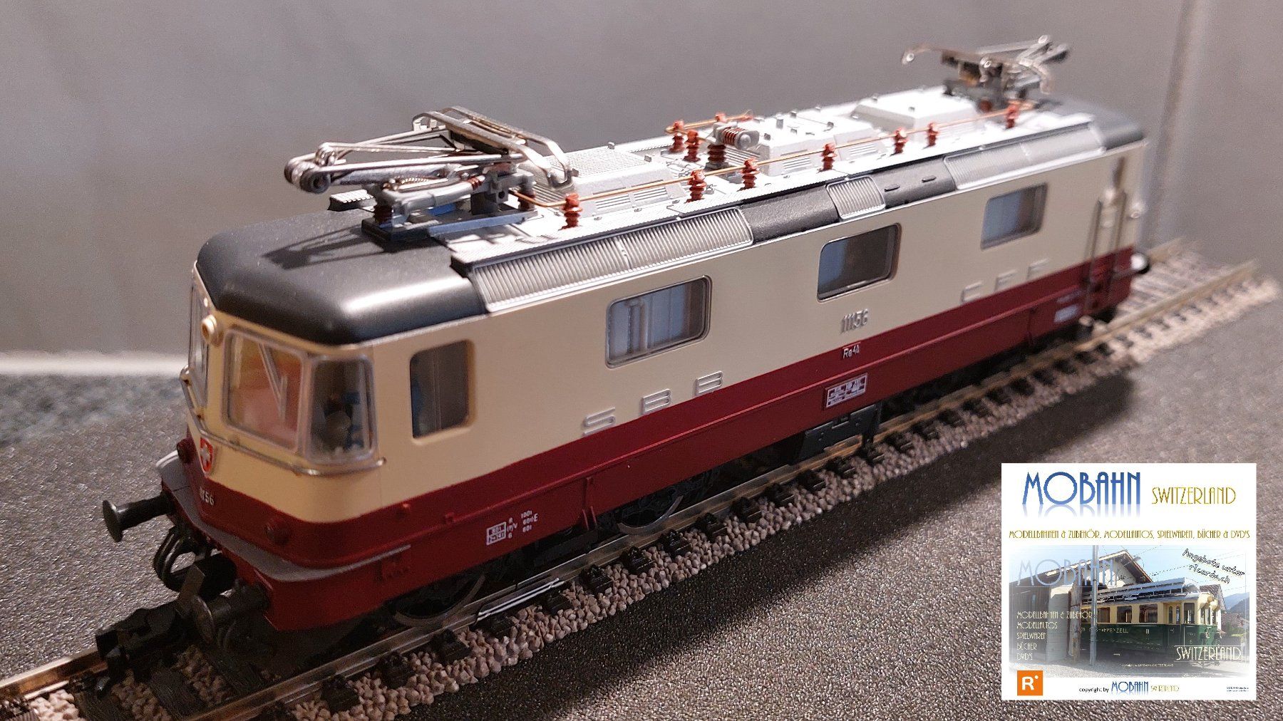 Fleischmann Modellini di ferrovie: Fleischmann 4341 - Re 4/4'' 11156 TEE der SBB CFF FFS – Nuovo e nell'imballaggio originale da Rotkreuz venduto da MOBAHN-1zu87 6