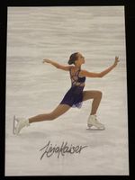 Livia Kaiser signierte Autogrammkarte Eiskunstlauf