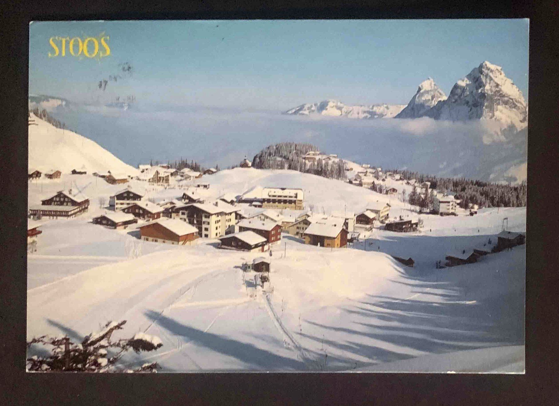 Cartoline postali: AK Stoos ob Schwyz mit Mythen – Usato da Goldau venduto da artelier1