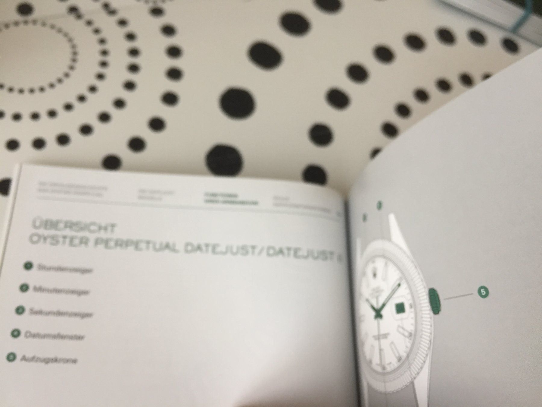 Rolex Documenti: ROLEX - DATEJUST AND DATEJUST II - OPERATING INSTRUCTIONS DE – Usato da Epalinges venduto da dream-watch 3