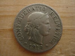 (S1) 5 Rappen 1914