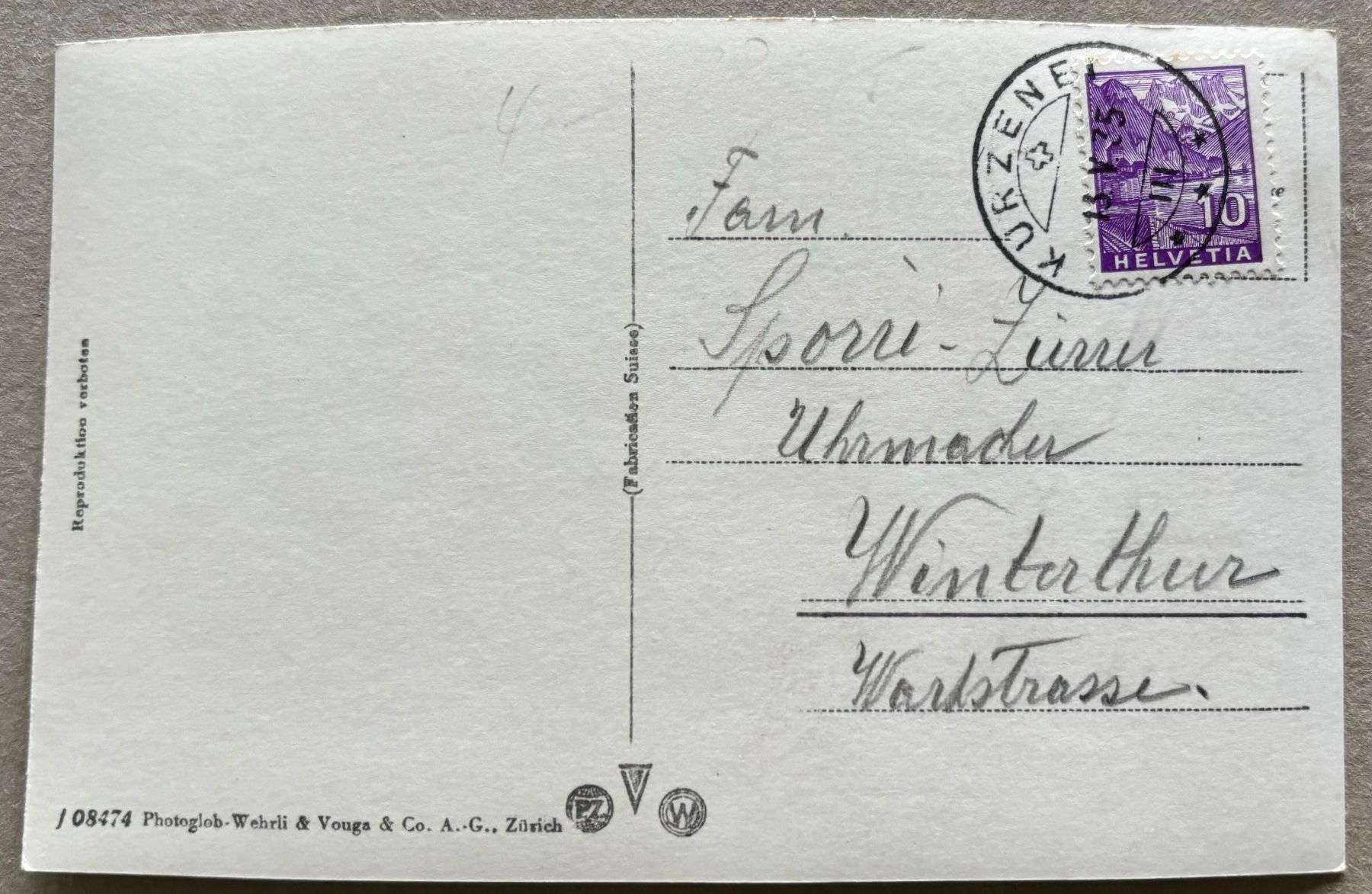 Cartoline postali: Kurhaus Lüdernalp, Wasen im E. – Usato da Frauenfeld venduto da Merk52 1