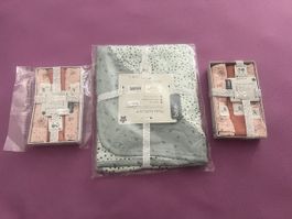 Set baby Muslin bathcape +Tücher