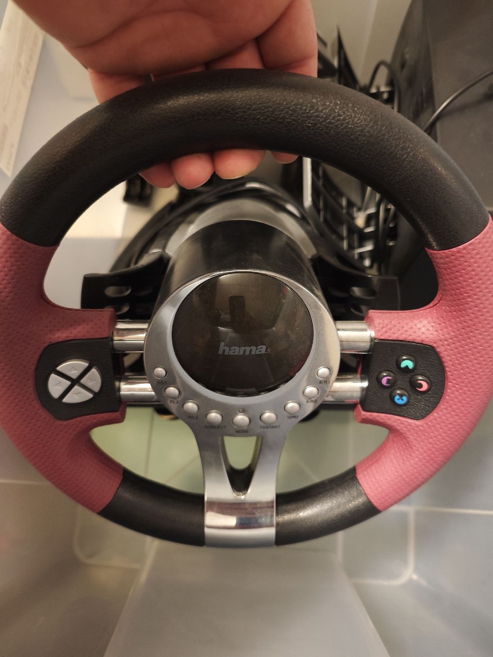 Thrustmaster Controller: Joystick Thrustmaster T.Flight und Lenkrad Hama Thunder V5 – Gebraucht aus Ehrendingen von Xagahf 2