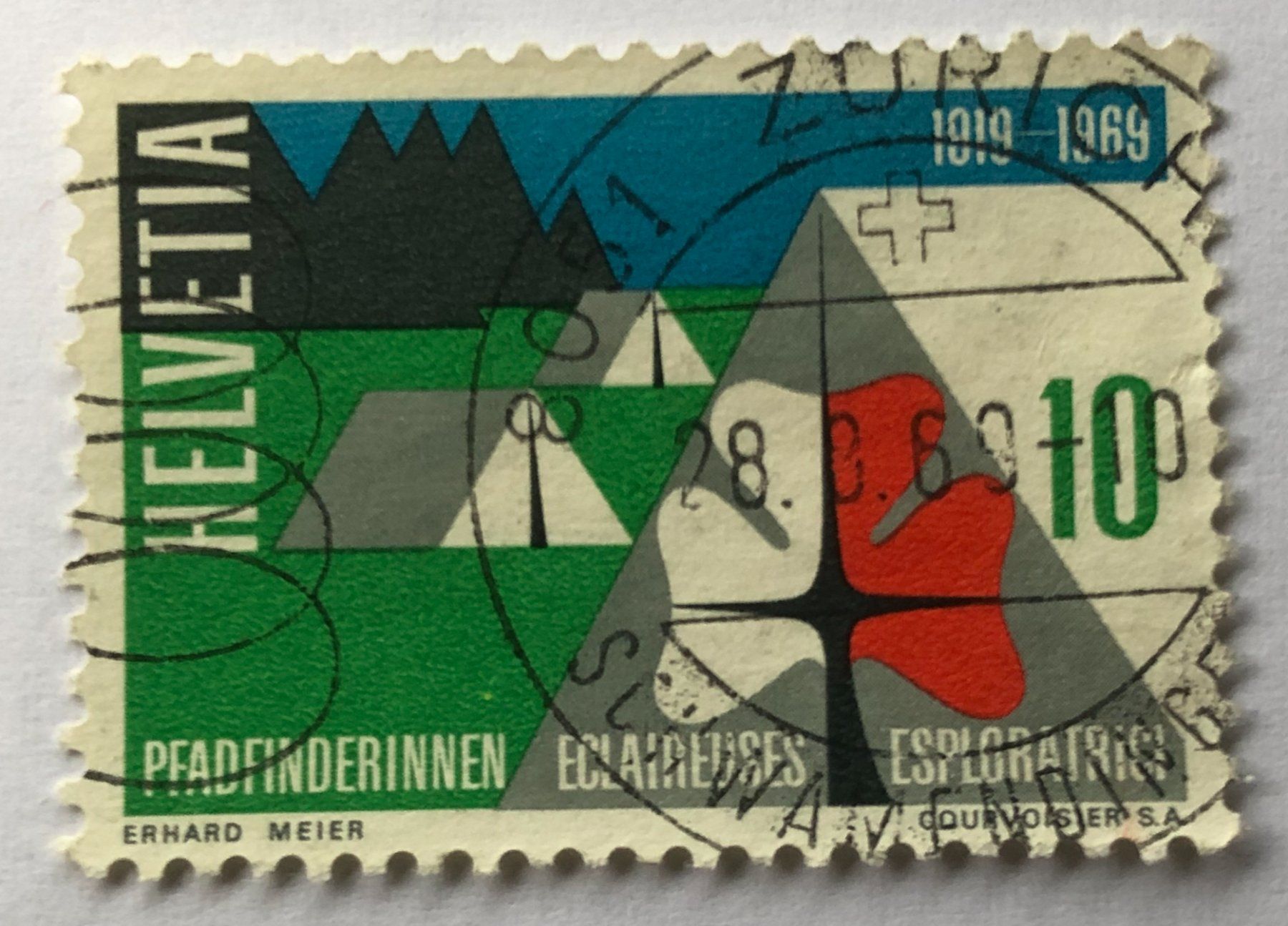 Tutti i francobolli: Nr.461 gestempel Zürich – Usato da Aarau venduto da Billa007