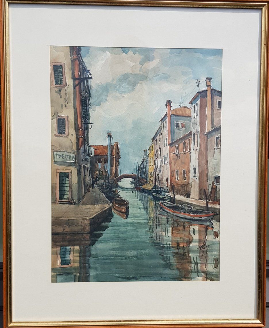 Dipinti: Venedig - Canale Burano - Theo Horat – Usato da Horw venduto da Kunstreich7 1