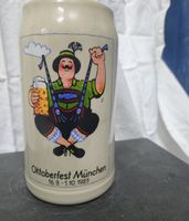 Oktoberfest München Bierkrug 1989 Sammlerkrug