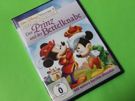 DER PRINZ UND DER BETTELKNABE Walt Disney DVD Guter Zustand