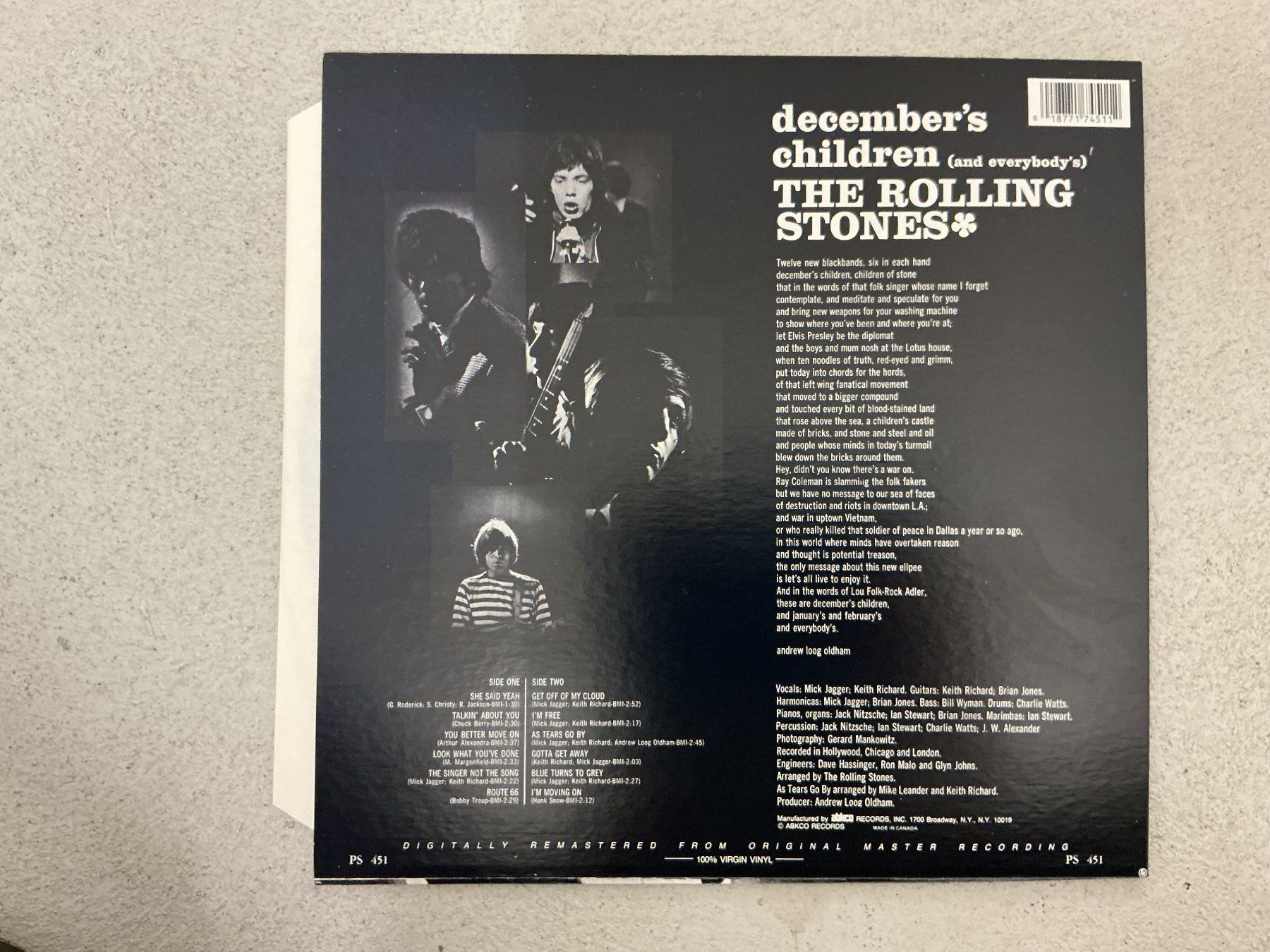 Dischi in vinile: The Rolling Stones LP - December's Children – Usato da Winterthur venduto da Tumko_7_Vinyl 1