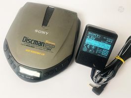 Sony Discman ESP D-E301 CD Player mit Netzteil