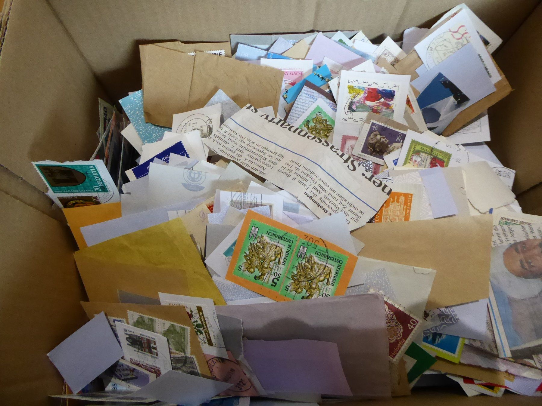Tous les timbres: Kiste Briefabschnitte – D'occasion à Rothrist par swisstools 3