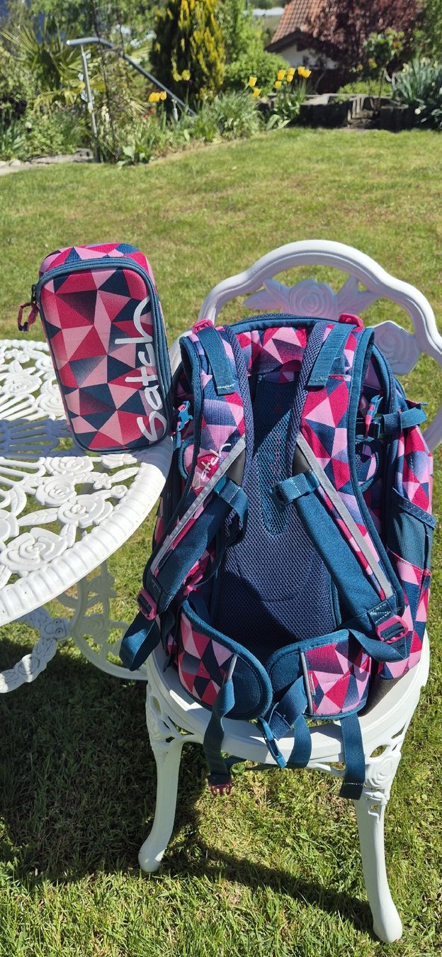 Satch Borse & Zaini: Satch Schulrucksack pink/rosa/petrol. Etui gratis !!! – Usato da Oberwil-Lieli venduto da cla_j25n 7