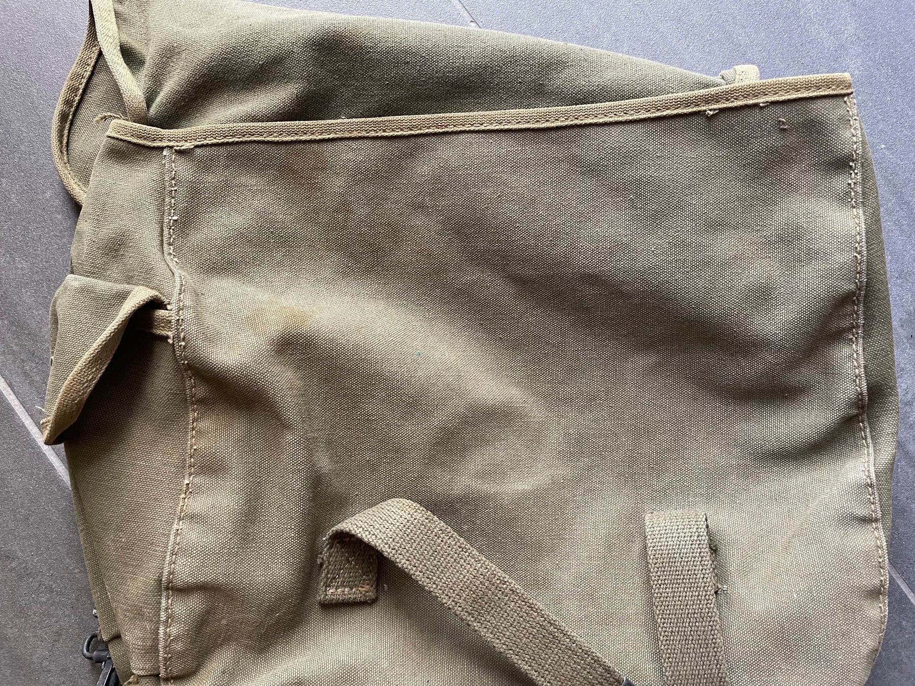 US Army Uniformi: Original WW2 US ARMY musette 1942 – Usato da Oberbütschel venduto da Woodie2005 4