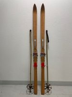 Ski (Nr. 14), Ski von ca. 1960, fahrbar, ohne Kanten