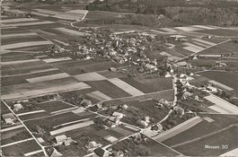 Messen SO Flugaufnahme Nr.11635 , ca.1950