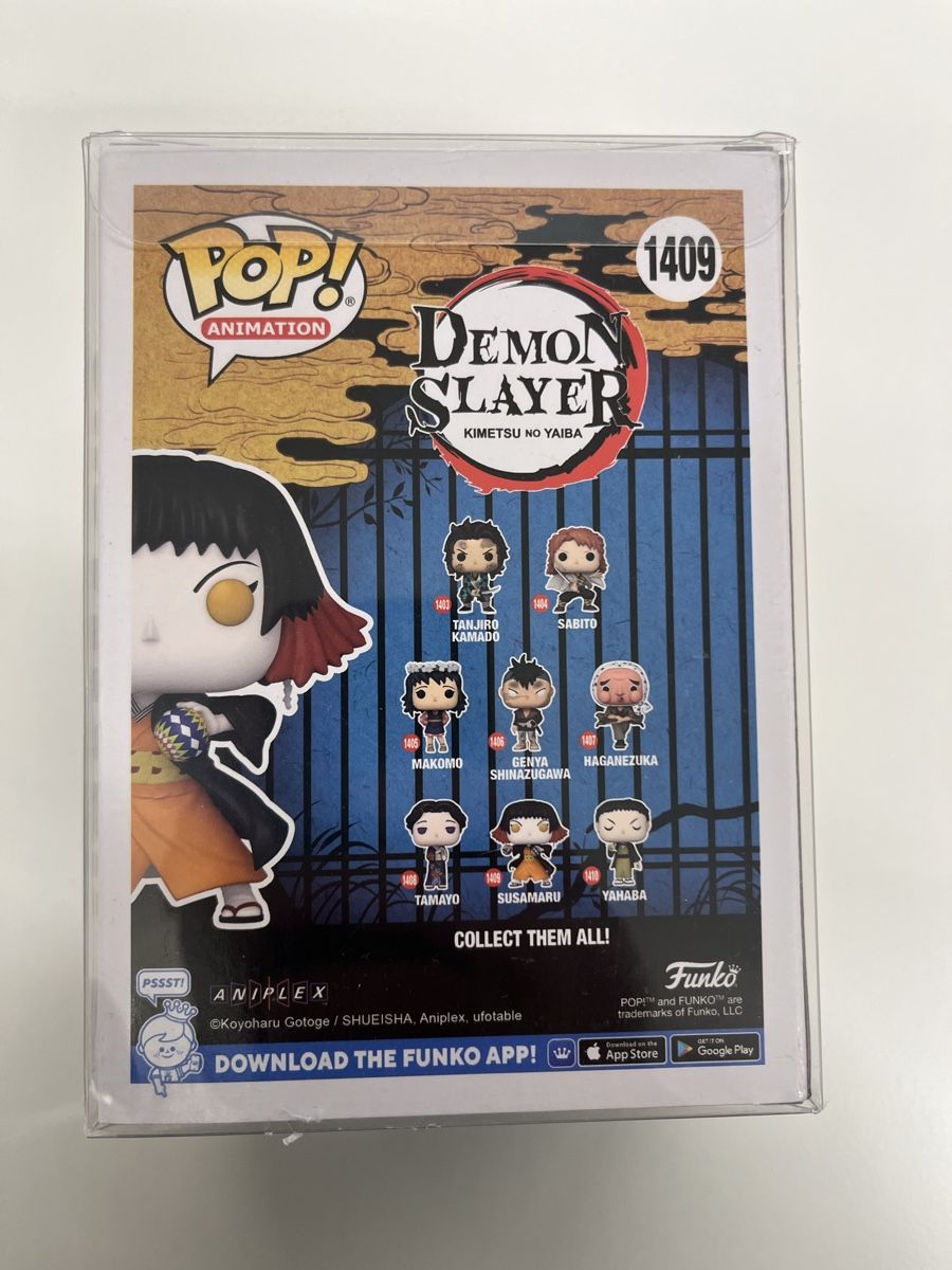 Funko Statuette: Funko Pop Susamaru Glow Chase #1409 Demon Slayer selten GITD – Nuovo e nell'imballaggio originale da Stäfa venduto da greety1981 2