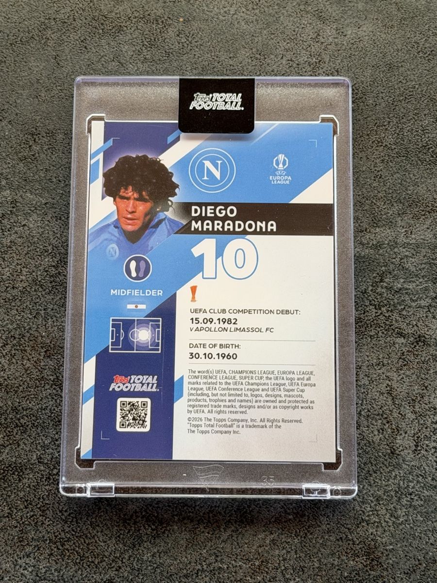 Topps Sammelbilder & Trading cards: Diego Maradona 18/50 - Topps Chromium Base – Neu (gemäss Beschreibung) aus Kaiseraugst von 420n 1