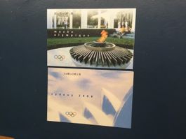 2 Markenheft Olympiade Sidney 2000 ET gestempelt
