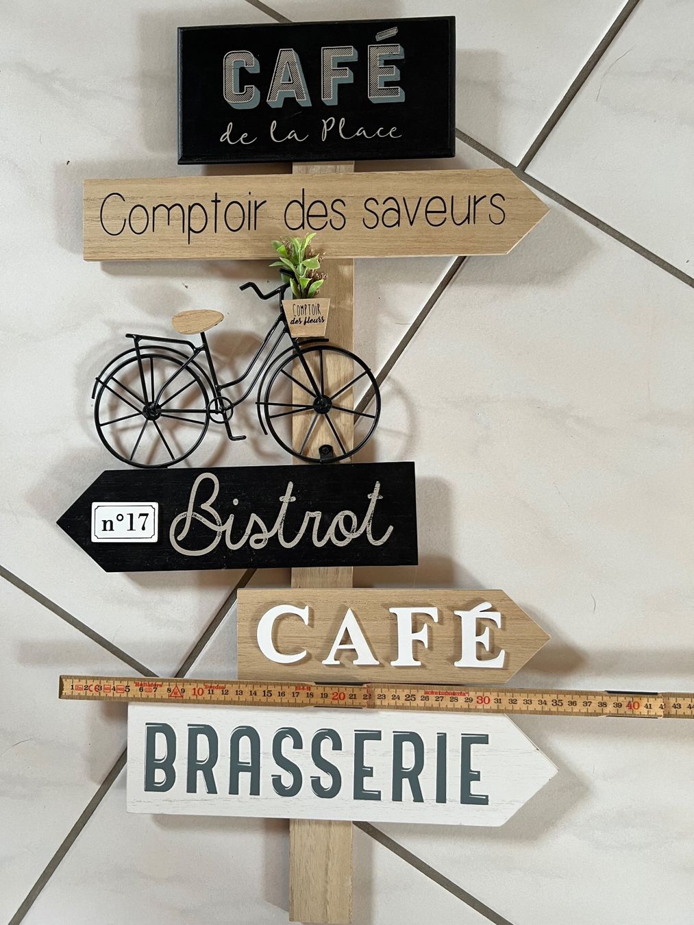 Insegne: Holzschild / Cafe / Bistro – Nuovo e nell'imballaggio originale da aarwangen venduto da Butzi99