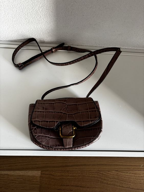 Sac à Main épaule J.Crew En Cuir Marron - Neuf Avec étiquettes - Modèle Classique