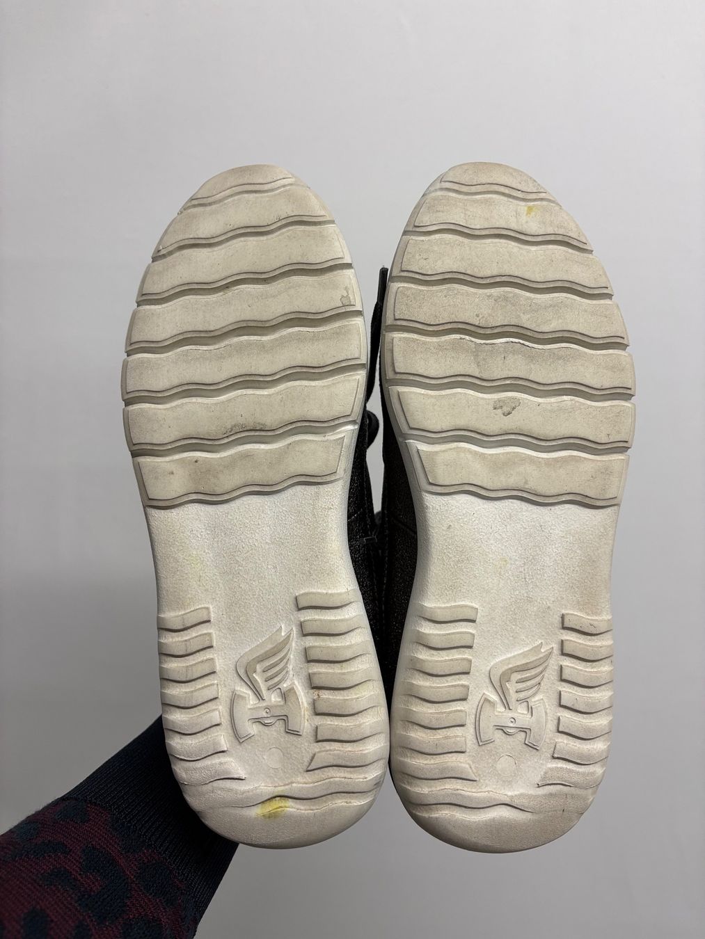 Hogan Damenschuhe: Hogan Sneaker Interactive grau silber Glitzer Gr. 36.5 / 37 – Neu (gemäss Beschreibung) aus Regensdorf von secondchancefashion 5