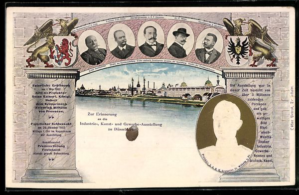 Cancelleria postale: Düsseldorf, Industrie-, Kunst- und Gewe – Usato da Berlin venduto da bartko-reher