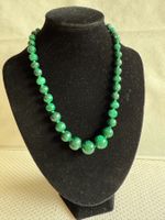 Collier de perles en malachite - 44cm