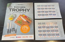 Coop Trophy Küchen - 2 volle Karten = 40 Sammelmarken