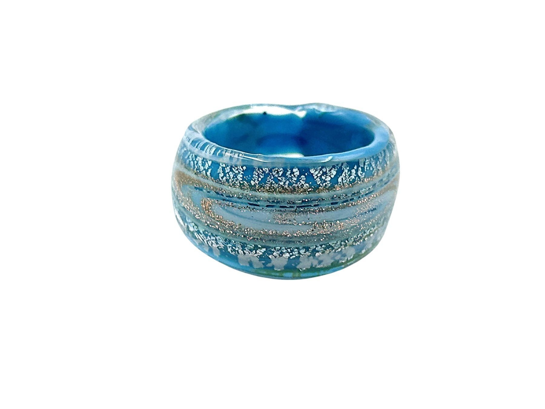 Murano Anelli: Ring Murano Glas G 53 Breite 13mm – Nuovo e nell'imballaggio originale da Oberkulm venduto da Murano-Schmuck 1