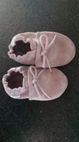 Hausschuhe, Leder, 12 - 18 Mo, Rosaglitzer