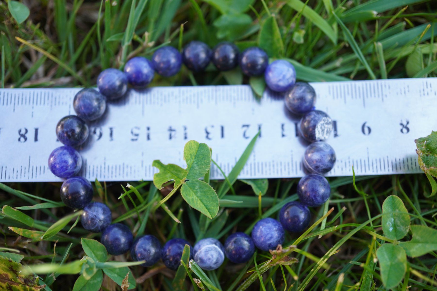 Minerali & Pietre curative: Sodalith     Armband mit Gummizug porto Gratis – Difettoso da Eschenbach SG venduto da topstone 8