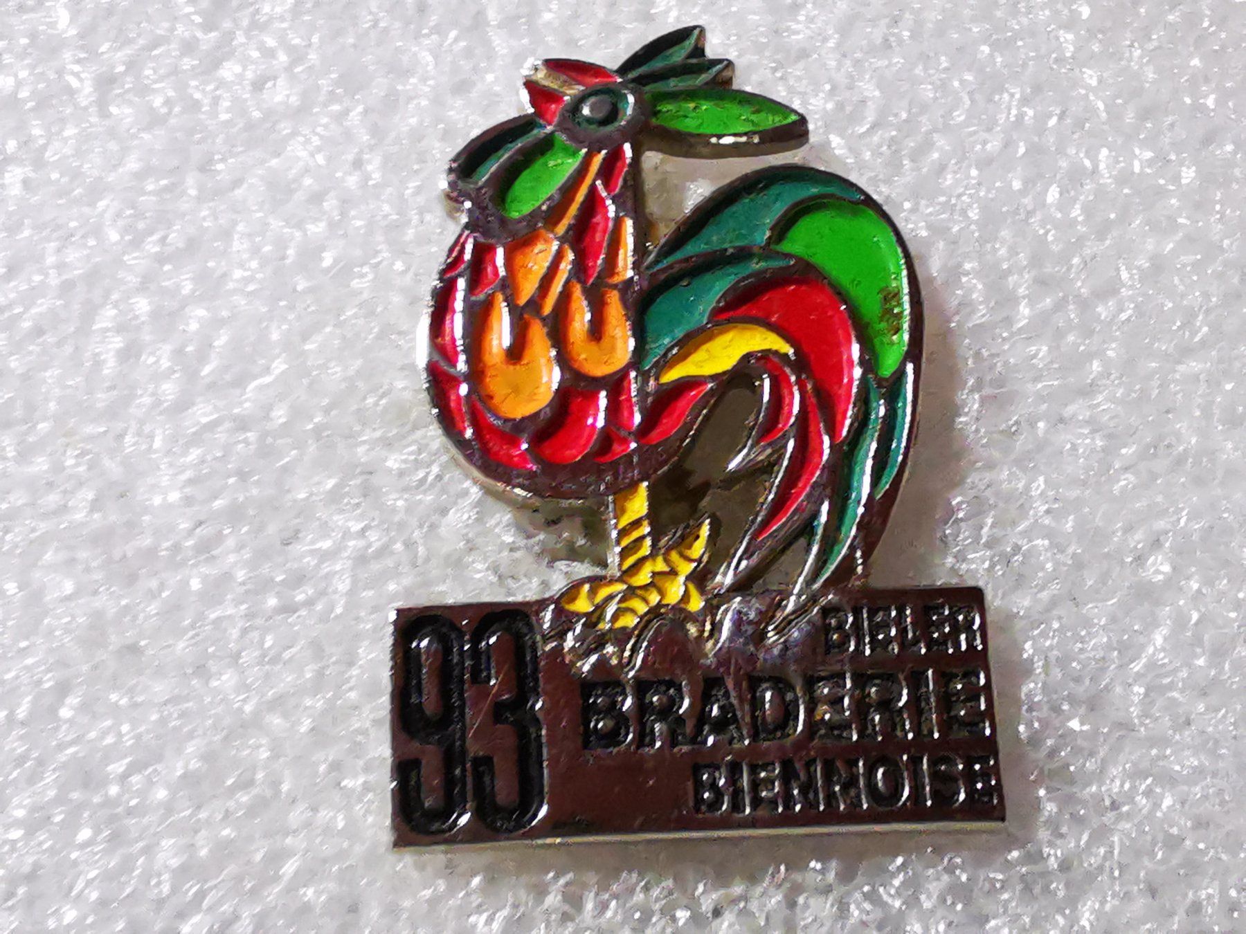 Placchette & Badge: Ansteckpin 161: Braderie Biel – Usato da Oppligen venduto da Pin-Fall-Shop
