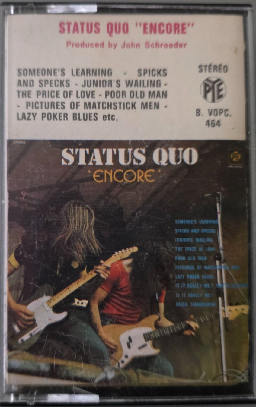 Musicassette: Status Quo Kassette – Encore – Usato da Root venduto da atelier22