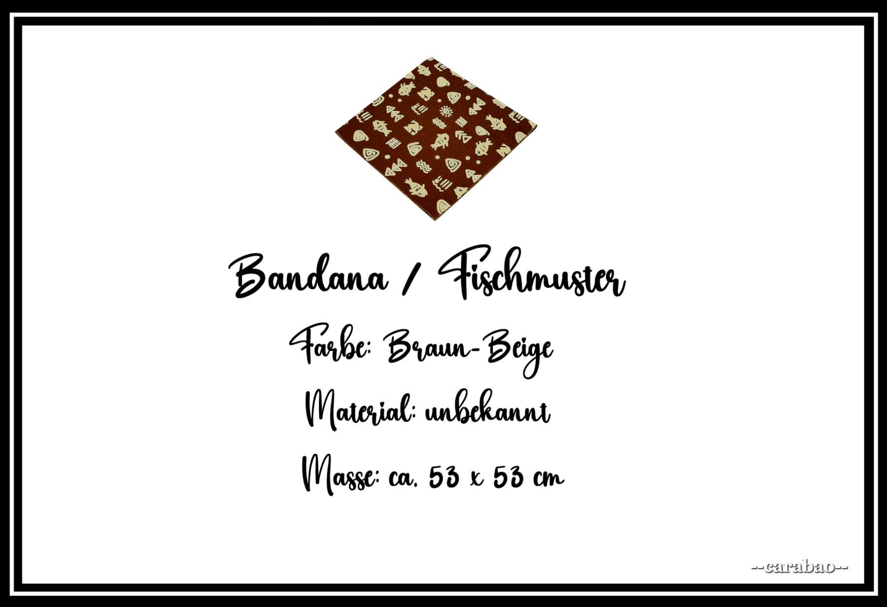 Foulard & Sciarpe: Bandana / Fischmuster – Nuovo (secondo la descrizione) da Winterthur venduto da -carabao- 5