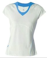 Bicolor-Sport-Shirt Damen KS052 / S