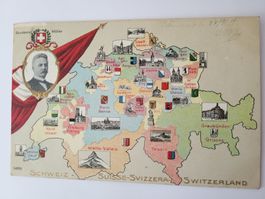 Alte Ansichtskarte Schweiz Kantonen  Bundesrat Müller R35