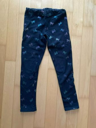 Leggins schwarz mit Einhörner