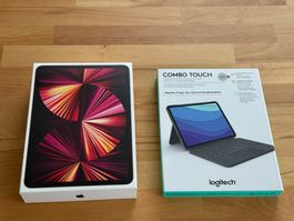 iPad Pro 11" M1 (128GB, Wi-Fi) + Logitech Combo Touch - TOP