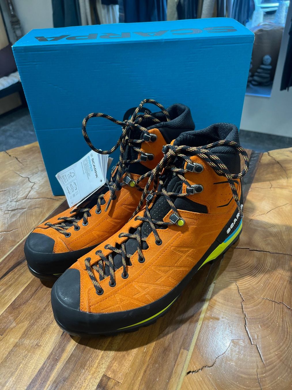 Scarpa Scarpe da uomo: Scarpa Zodiac Tech GTX, Grösse 41 – Nuovo e nell'imballaggio originale da Andermatt venduto da Alpin-Outlet 1