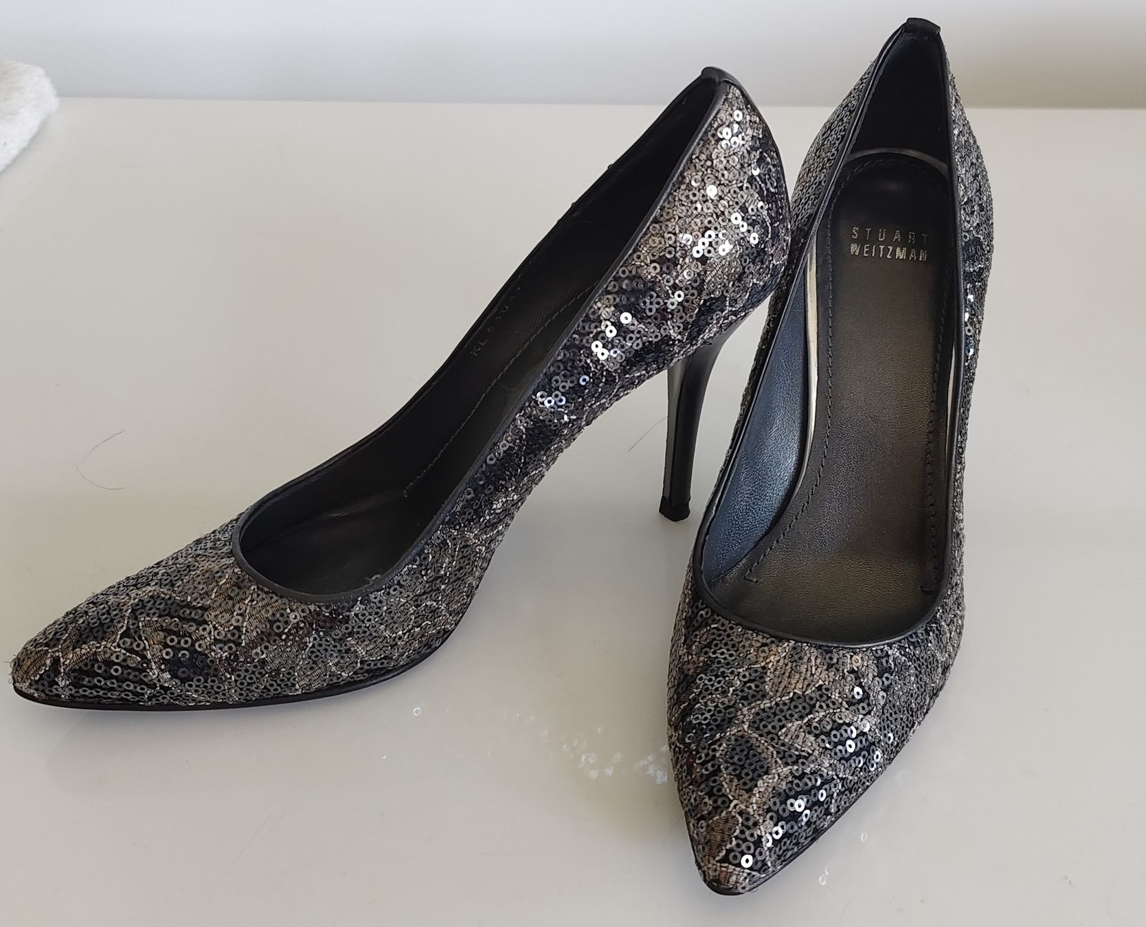 Stuart Weitzman Scarpe da donna: Stuart Weitzman Pailletten Pumps 40 – Nuovo (secondo la descrizione) da Meilen venduto da Aphrodite87