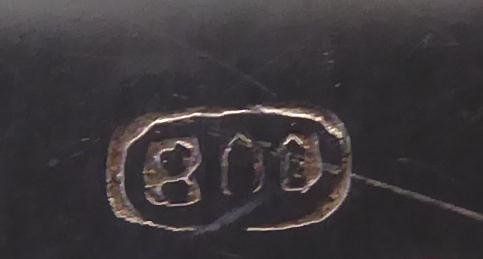 Altre raccolte & rarità: Buch / Lese Zeichen 800 Silber vor 1988 mit Monogramm " GG" – Usato da Muri AG venduto da silvercat 4
